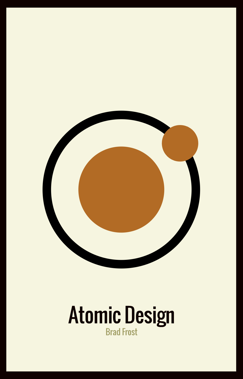 Copertina del libro "Atomic design"
